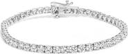 Haus of Brilliance 14K White Gold 7.0 cttw 4-Prong Set Lab Grown Diamond 7" Tennis Bracelet
