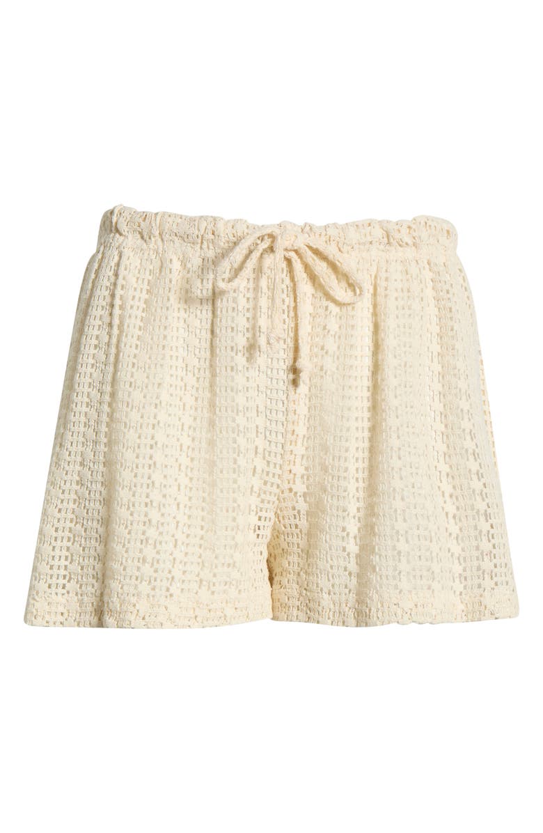 Billabong Steller Time Knit Shorts, Main, color, White Cap