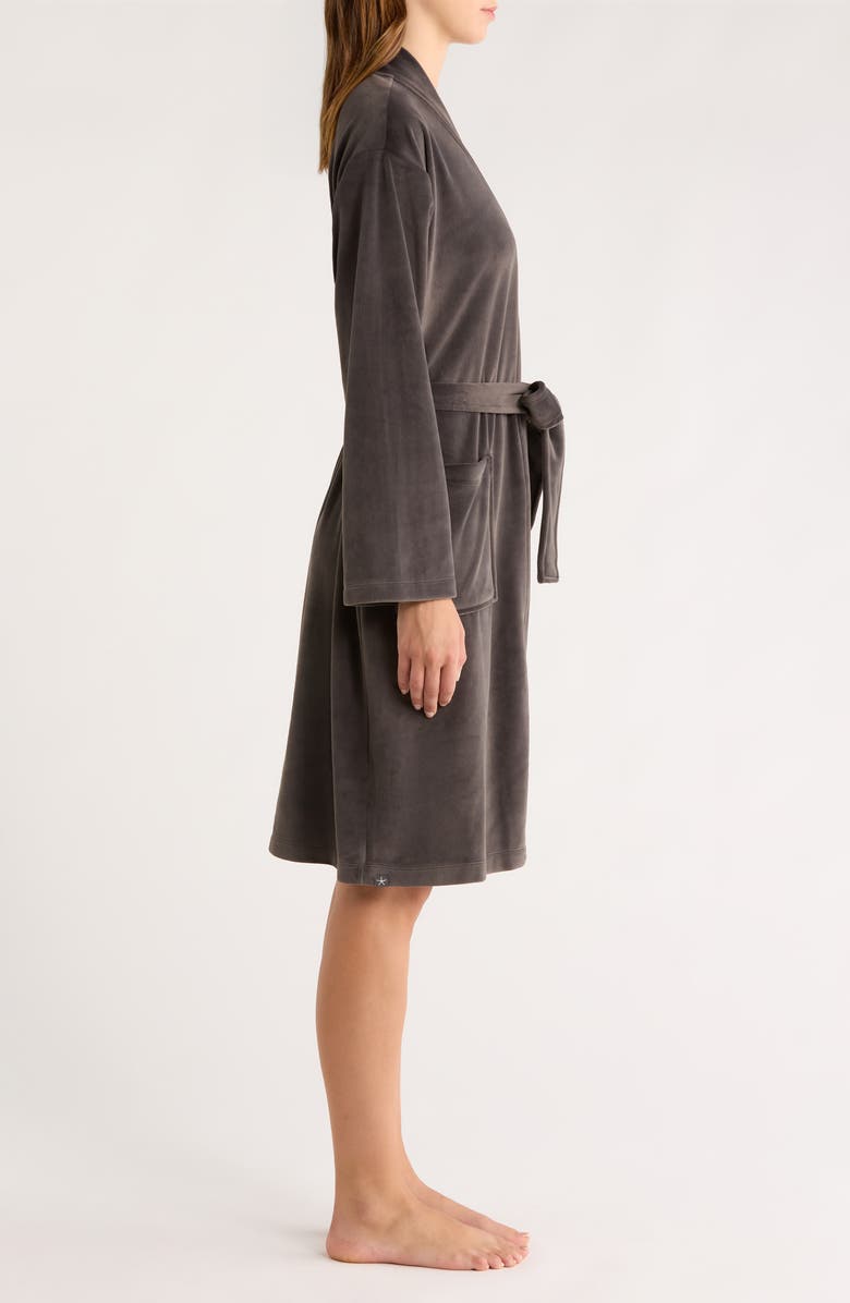 Barefoot Dreams<sup>®</sup> Luxe Chic Robe, Alternate, color, Carbon