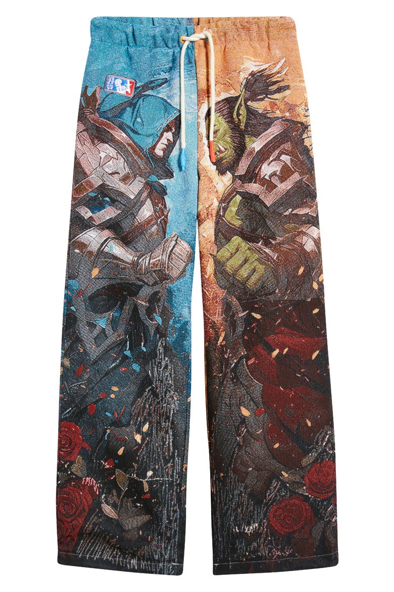 Thorns/War Drawstring Pants, Alternate, color, BICOLOR