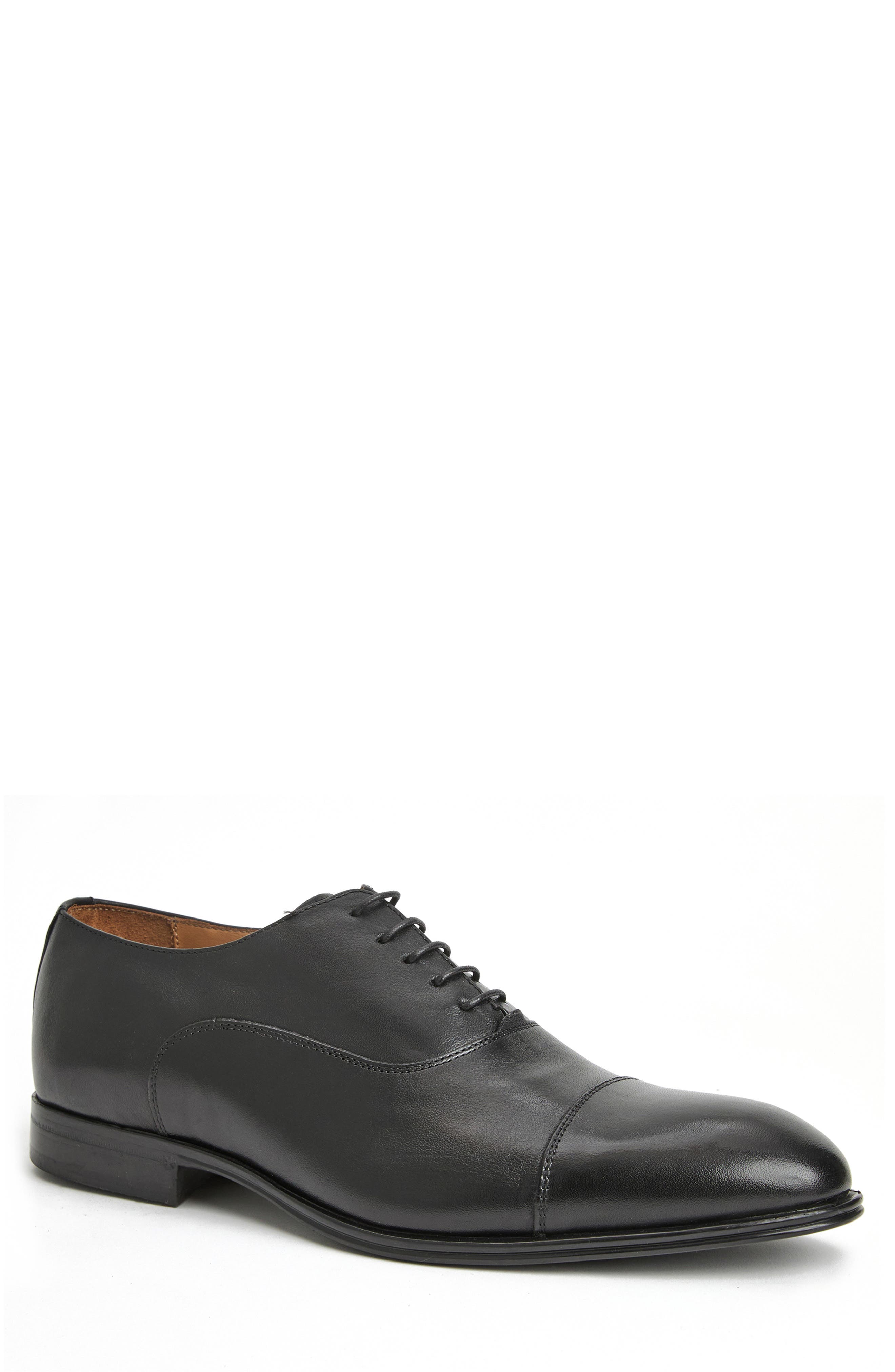 Bruno Magli Adriano Cap Toe Oxford, Main, color, Black