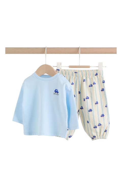 Car Long Sleeve T-Shirt & Pants Set (Baby)
