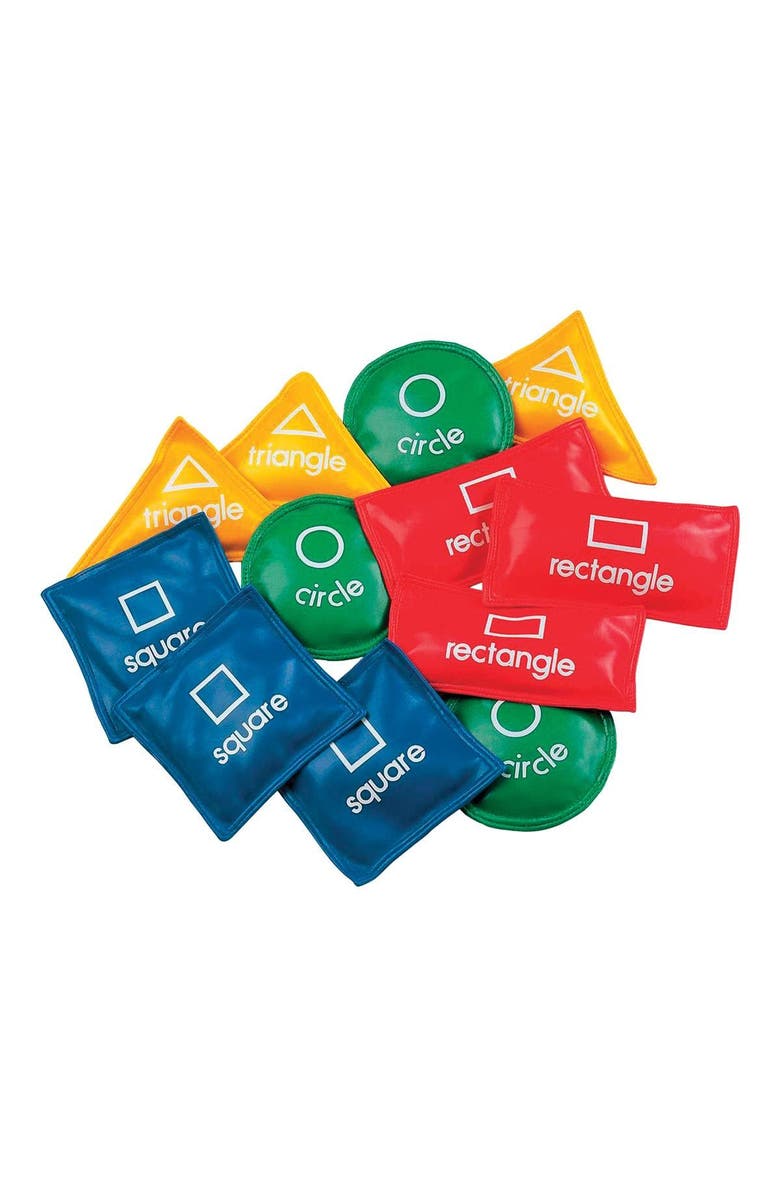 Kaplan Early Learning Company Geometric Beanbags - Set of 12, Main, color, Multicolored