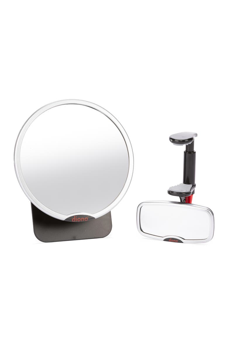 Easy View & See Me Too Car Mirror Set, Main, color, SILVER