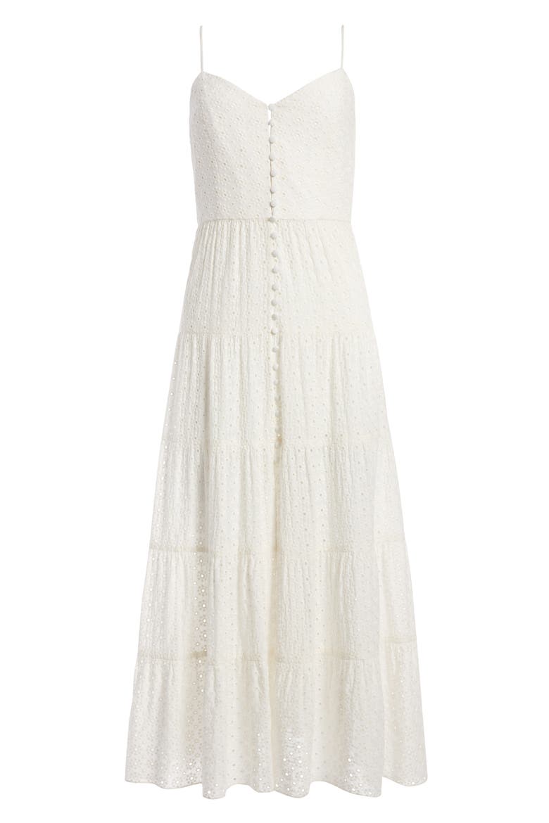 Shanti Eyelet Midi Sundress, Alternate, color, OFF WHITE