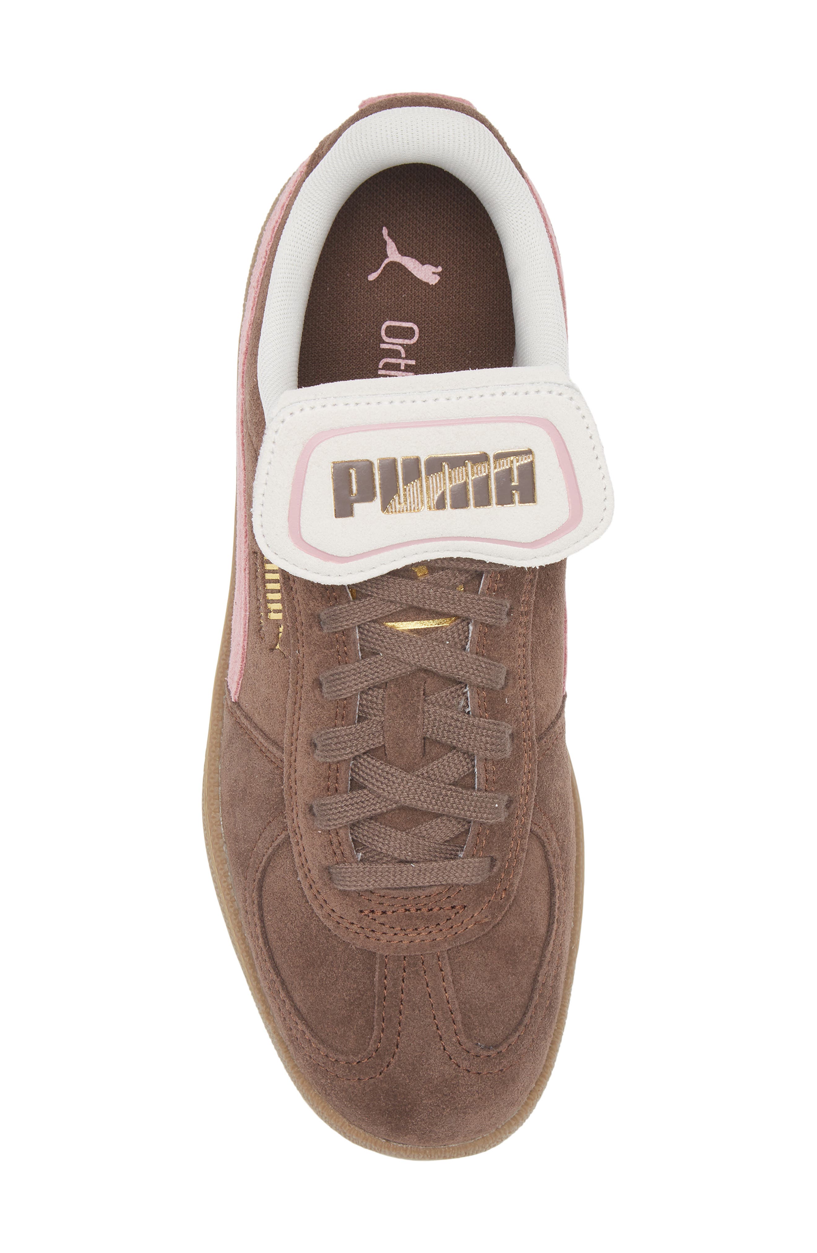 PUMA Palermo Premium Sneaker, Alternate, color, Flat Bronze/ Poised Pink