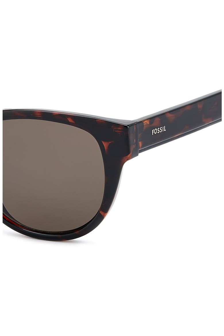 53mm Square Sunglasses, Alternate, color, HAVANA/ BROWN