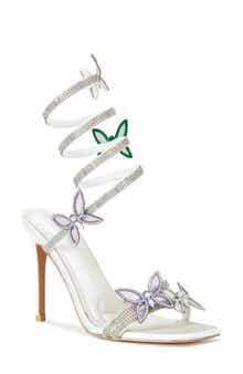 AZALEA WANG Zarya Ankle Wrap Sandal