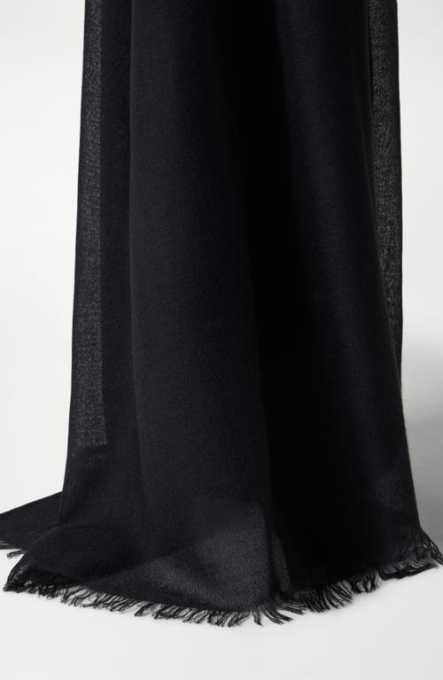 Brunello Cucinelli Cashmere And Silk Scarf In Black