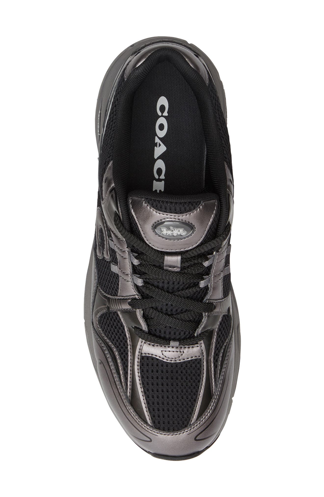 COACH C301 Metallic Sneaker, Alternate, color, 