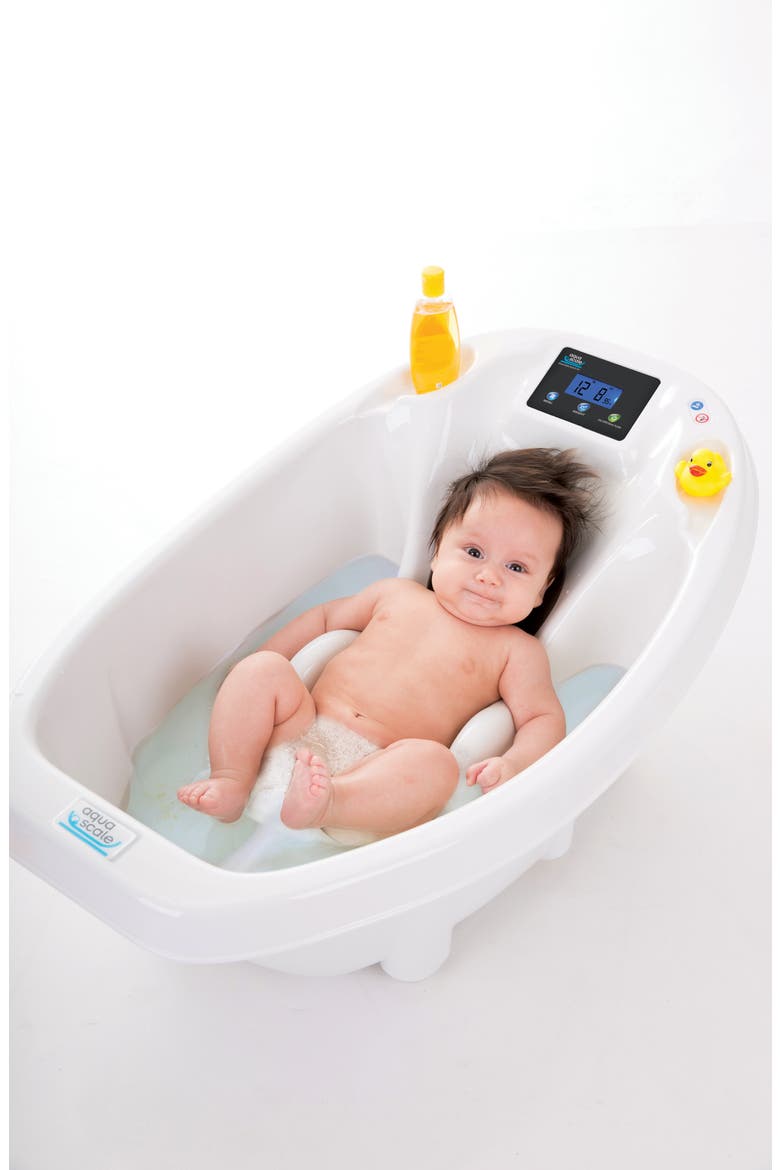 Aquascale 3-in-1 Baby Tub/Scale, Alternate, color, WHITE