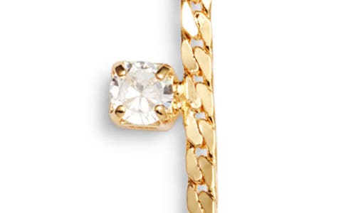 NORDSTROM NORDSTROM STAGGERED CUBIC ZIRCONIA LINEAR DROP EARRINGS 