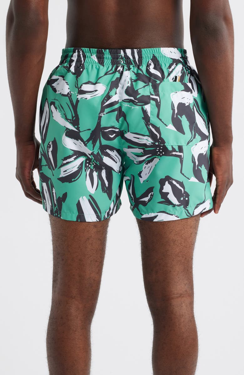 BOSS Piranha Swim Trunks, Alternate, color, Bright Green