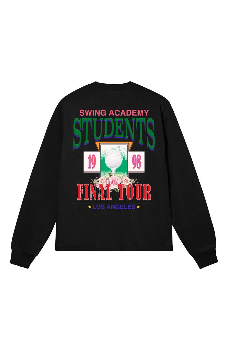 STUDENTS Final Tour Long Sleeve Graphic T-Shirt, Alternate, color, Black