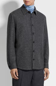ZEGNA Cashmere & Silk Overshirt