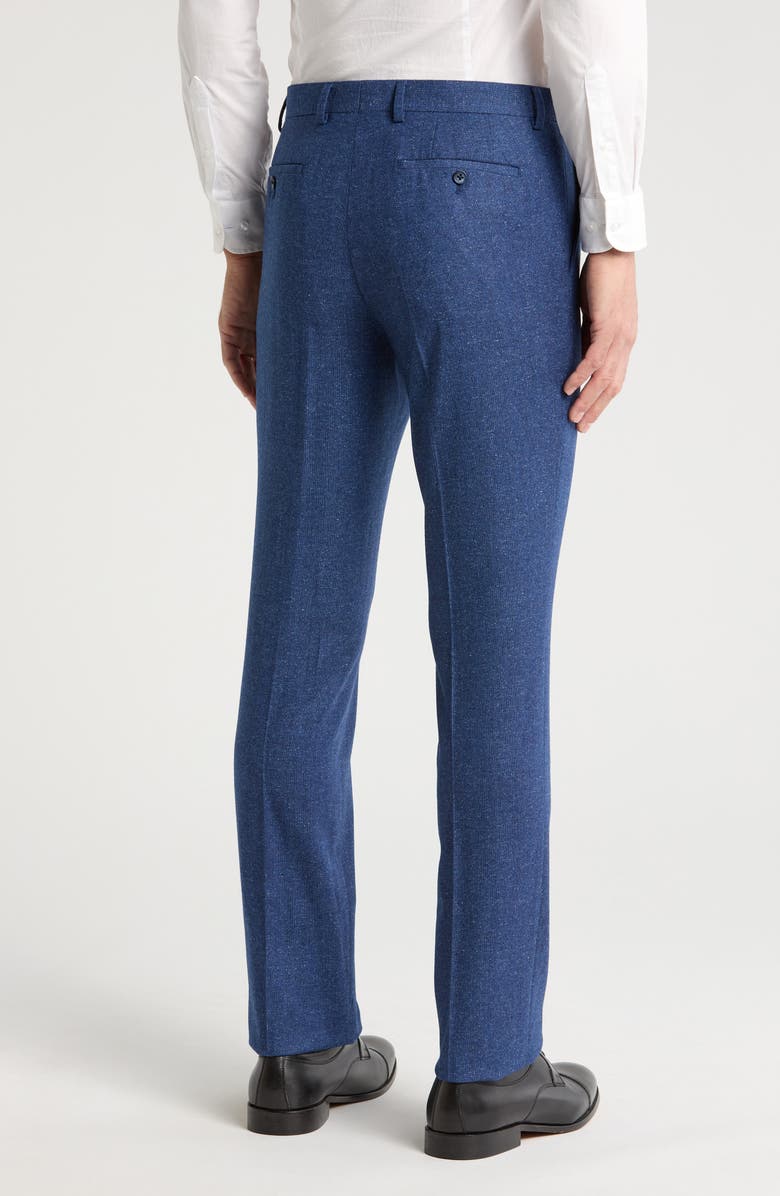 John Varvatos Star USA Micro Virgin Wool Blend Pants, Alternate, color, Blue