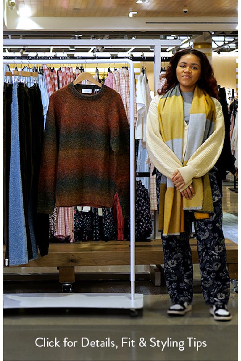 Brad Gradient Knit Sweater video