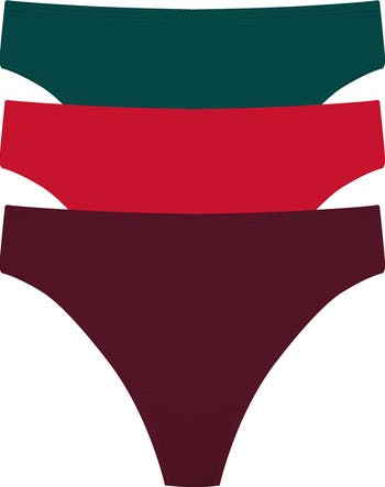 (取寄) ナトリ レディース ブリス ベア コットン トング 3-パック Natori women Bliss Bare Cotton Thong 3-Pack Black/Black/Cafe Natori Bliss Bare Cotton Thong 3-Pack | Nordstrom