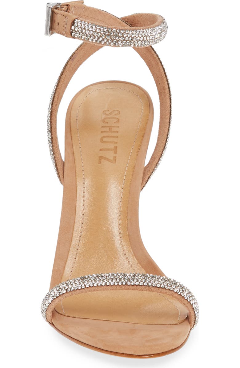 Schutz Ankle Strap Sandal, Alternate, color,