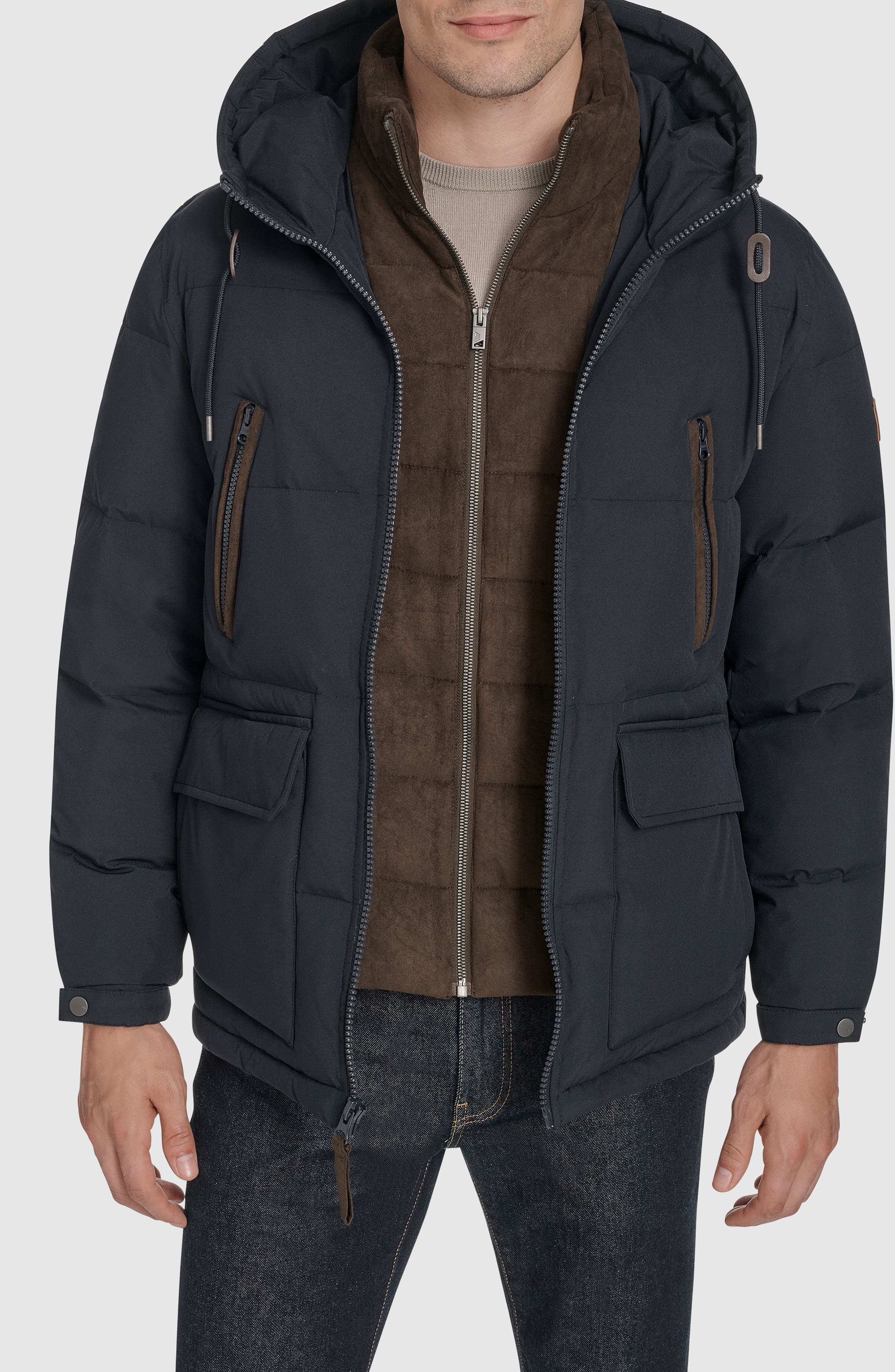 Quilted Hooded Jacket