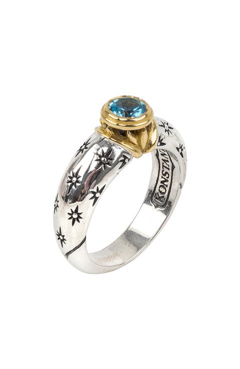 Blue Spinel Ring