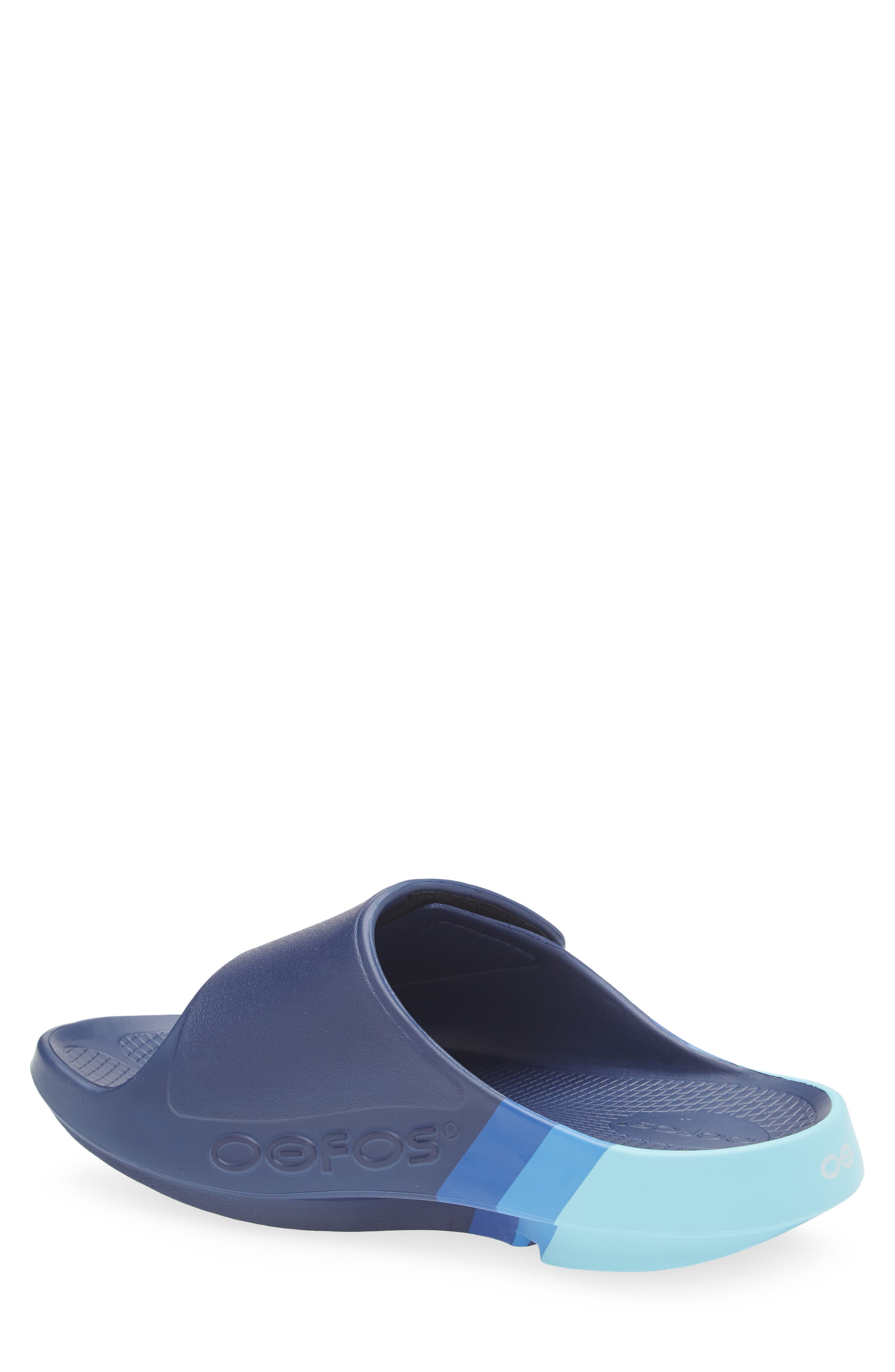 OOahh Sport Flex Limited Slide Sandal, Alternate, color, SKY RALLY
