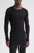 Rick Owens Long Sleeve Rib T-Shirt