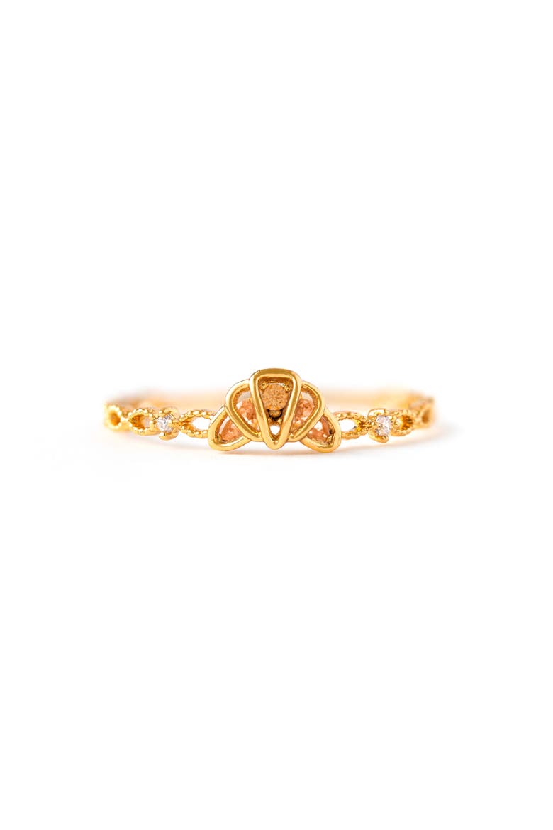 Croissant Ring, Main, color, GOLD