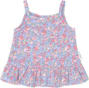 Huxbaby Vintage Floral Peplum Top