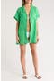 Playa Pocket Linen Cover-Up Button-Up Shirt