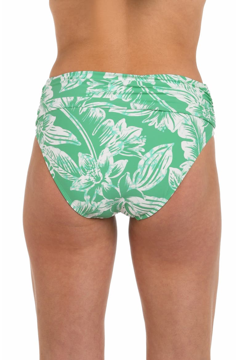 Batiki Mid Rise Bikini Bottoms, Alternate, color, EUCALYPTUS