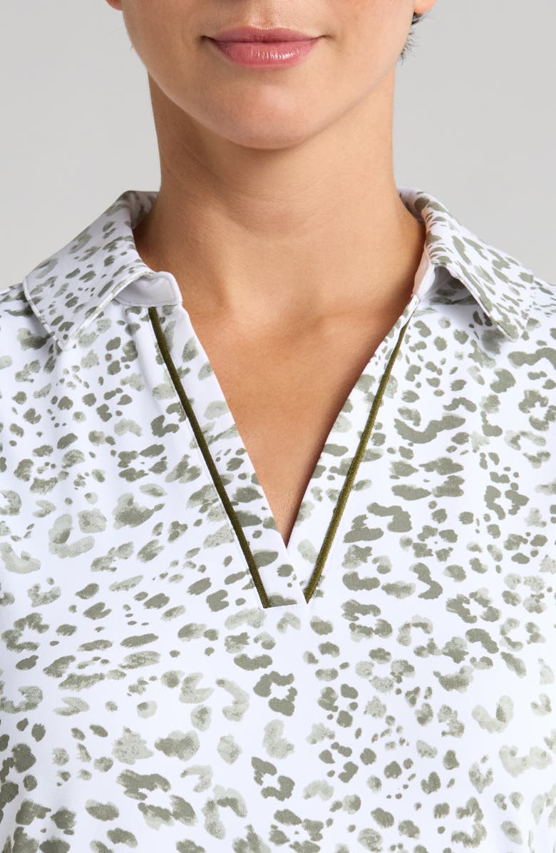 Tommy Bahama Aubrey Leopard Print Active Minidress, Alternate, color, 