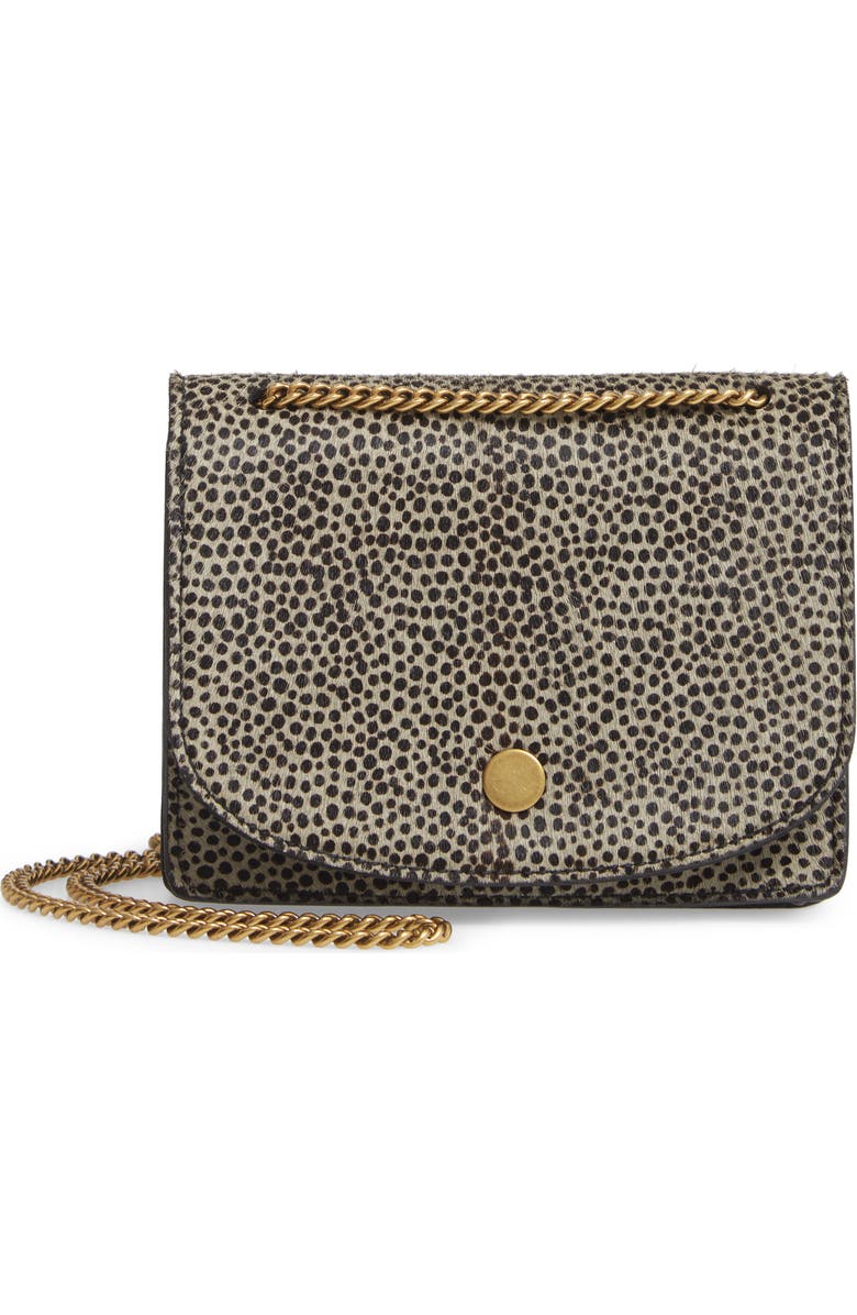 Madewell Genuine Calf Hair Crossbody Bag, Main, color,