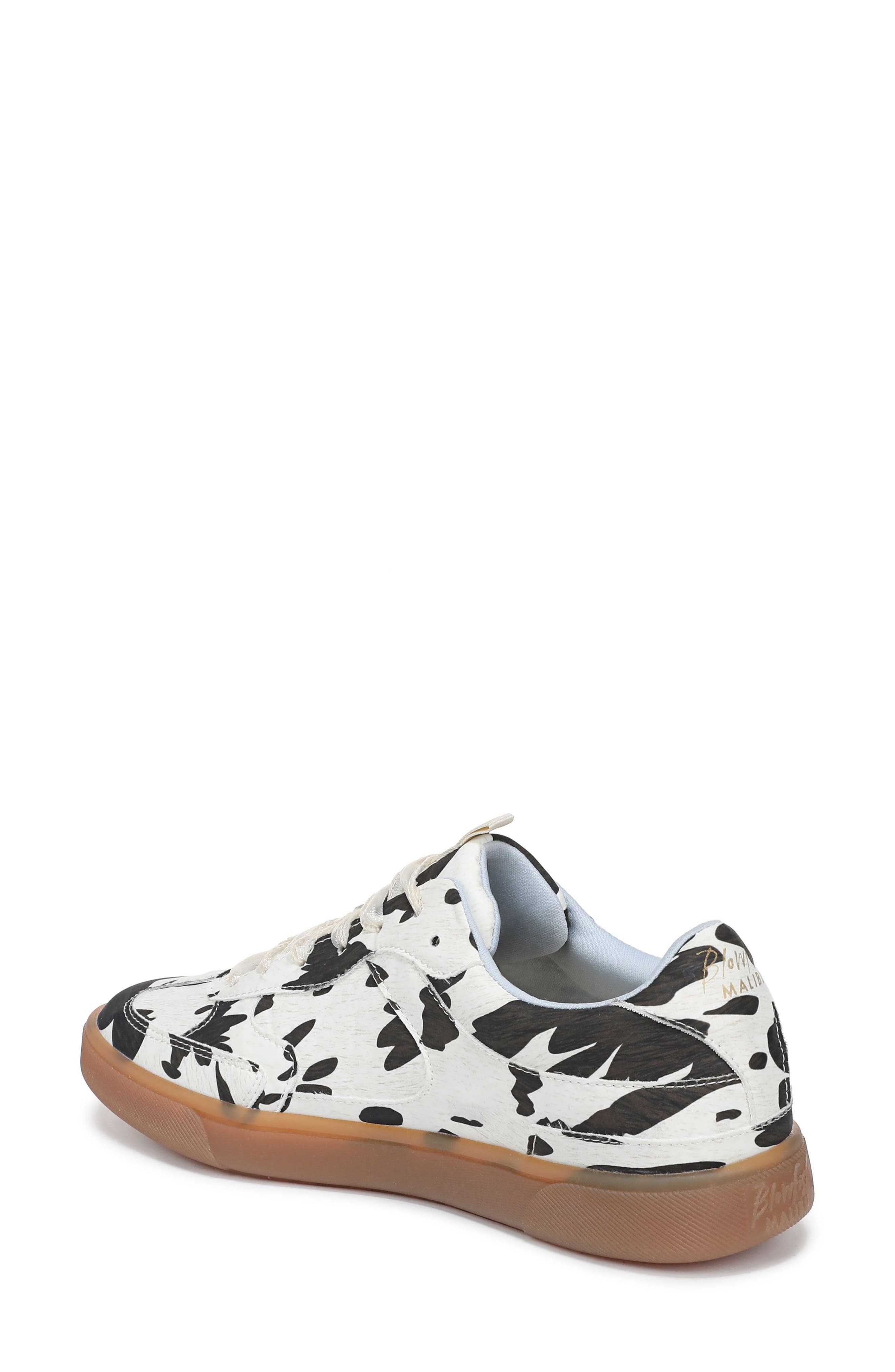 Blowfish Malibu Tastic Animal Print Sneaker, Alternate, color, Cream Brown