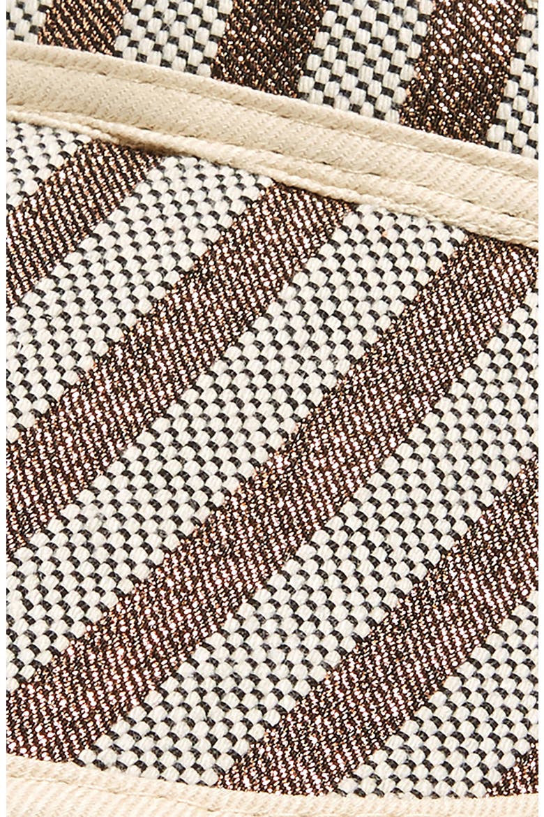 Stripe Visor, Alternate, color, ROSE GOLD STRIPE