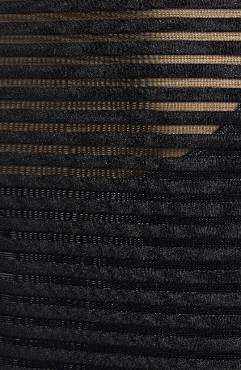 Trouvé Sheer Stripe Tee, Alternate, color, 