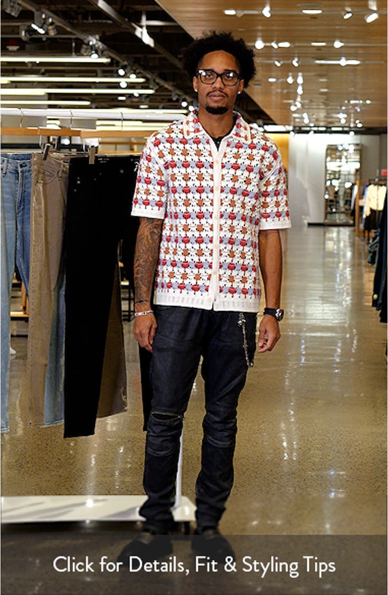 Porto Short Sleeve Cotton Blend Button-Up Shirt, sales video thumbnail