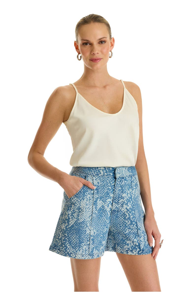 The Noli Shop Beverly Pleated Short, Main, color, 