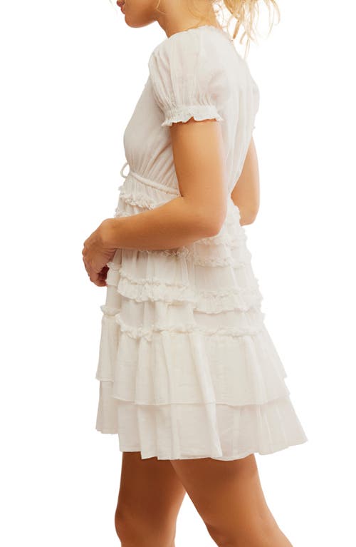 Shop Free People Darcy Layered Ruffle Minidress