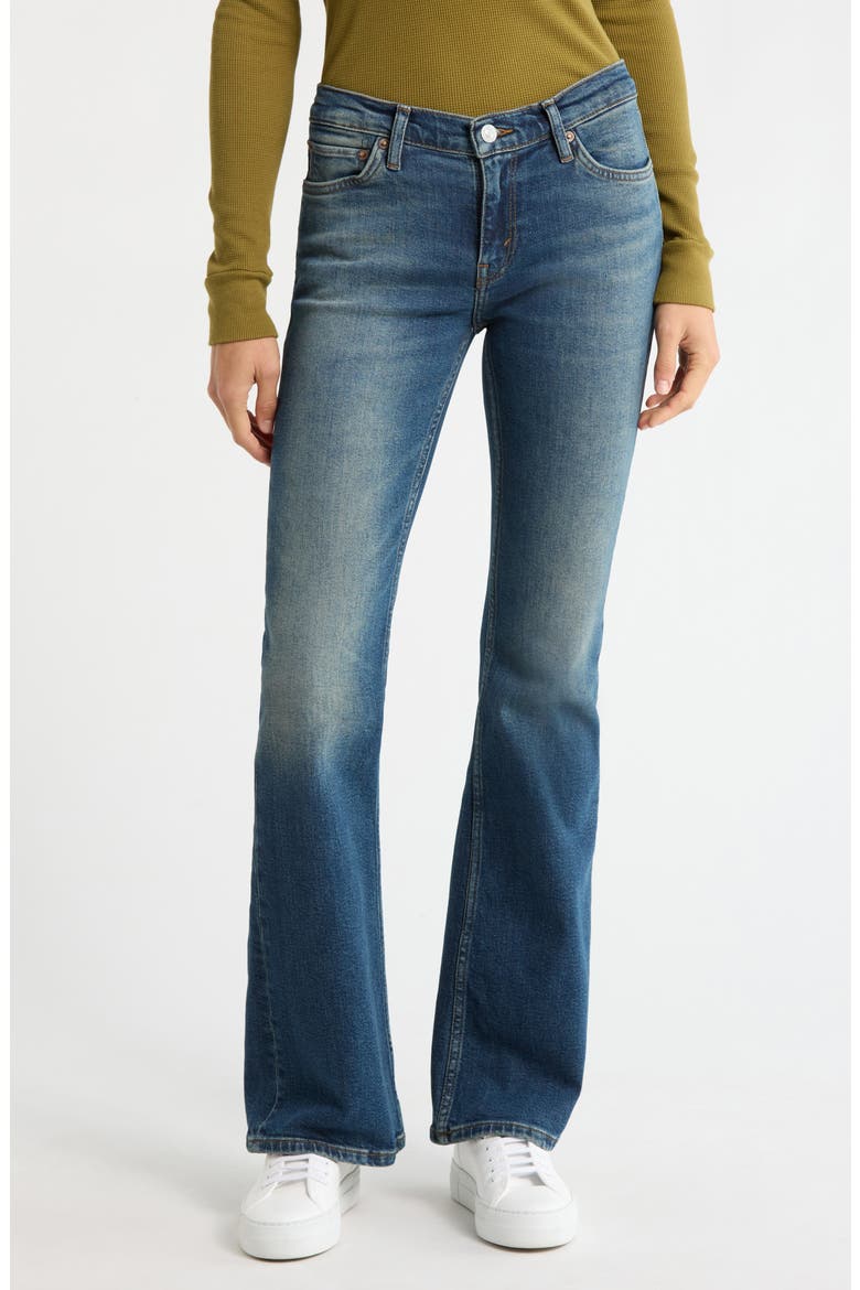Low Rise Micro Bootcut Jeans, Main, color, SMOKE WATER