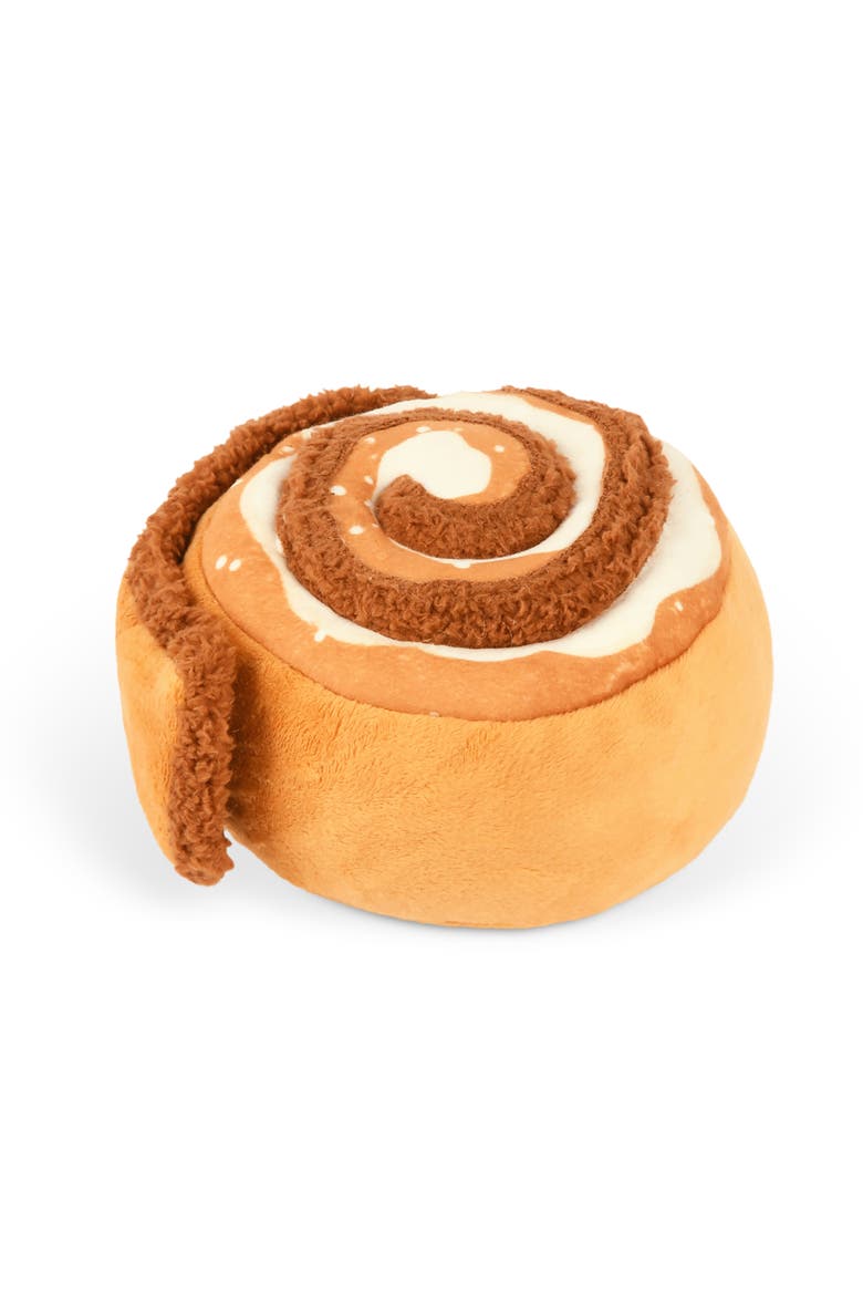Pup Cup Cafe Cinnaboneplush Dog Toy, Main, color, Brown