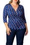  Navy Geo Print