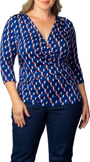 Kiyonna Faux Wrap Top