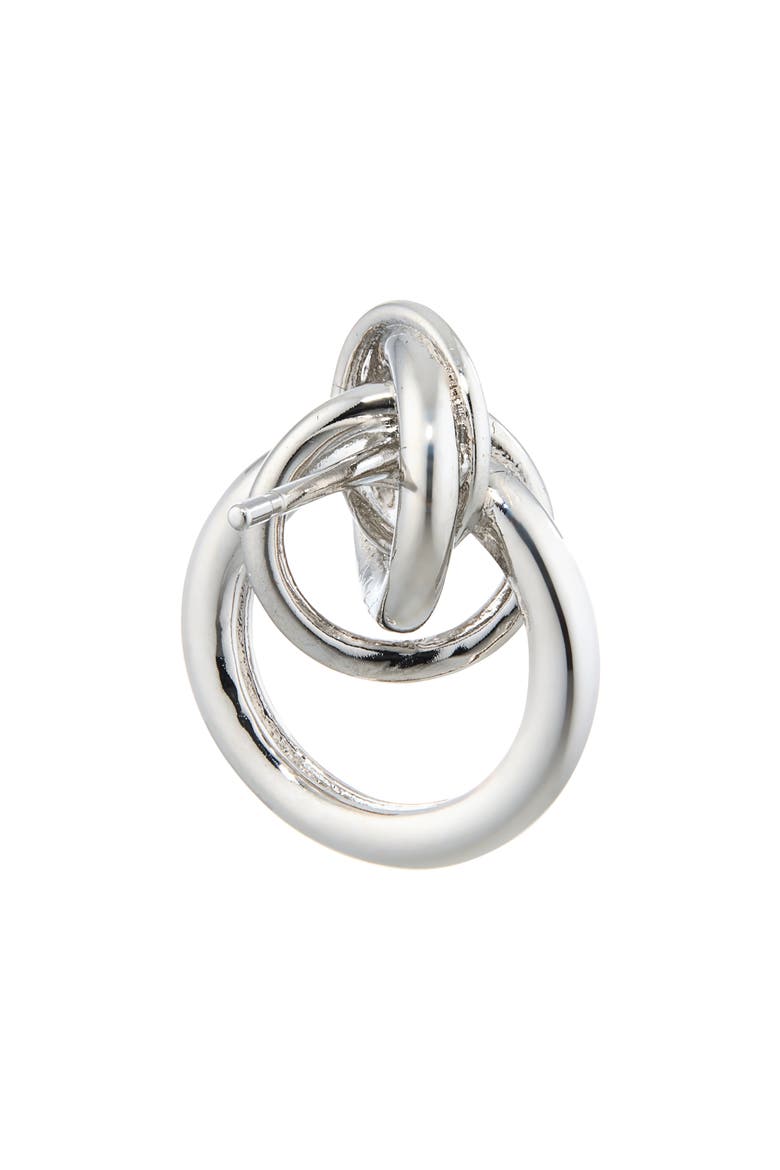 Cara Circle Earrings, Alternate, color, PALLADIUM