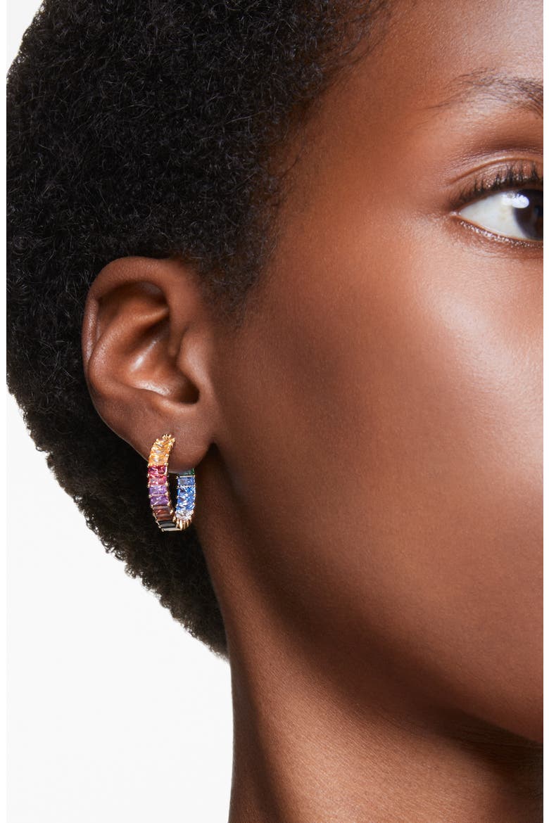 Matrix Pride Hoop Earrings, Alternate, color, MULTICOLORED