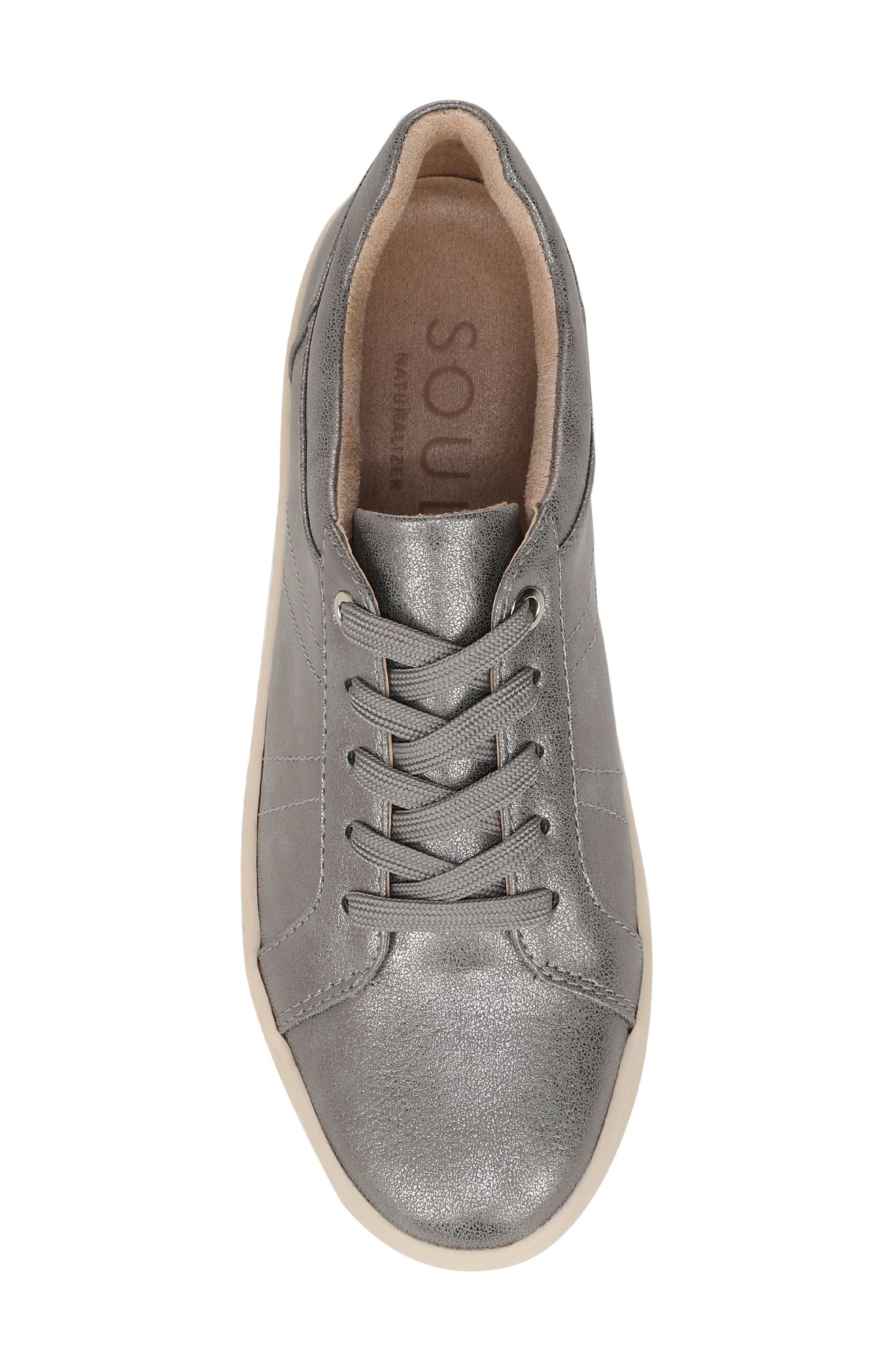 SOUL NATURALIZER Neela Low Top Sneaker, Alternate, color, Steel Grey Faux Leather