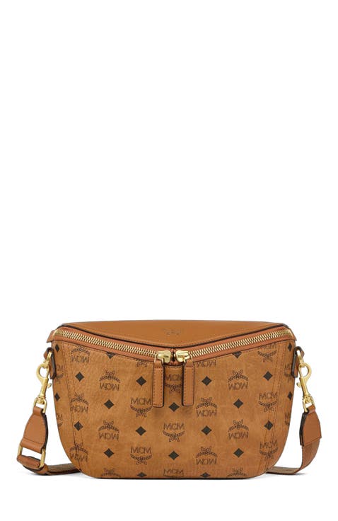 Small Diamant 3D Crossbody in Visetos Leather Mix