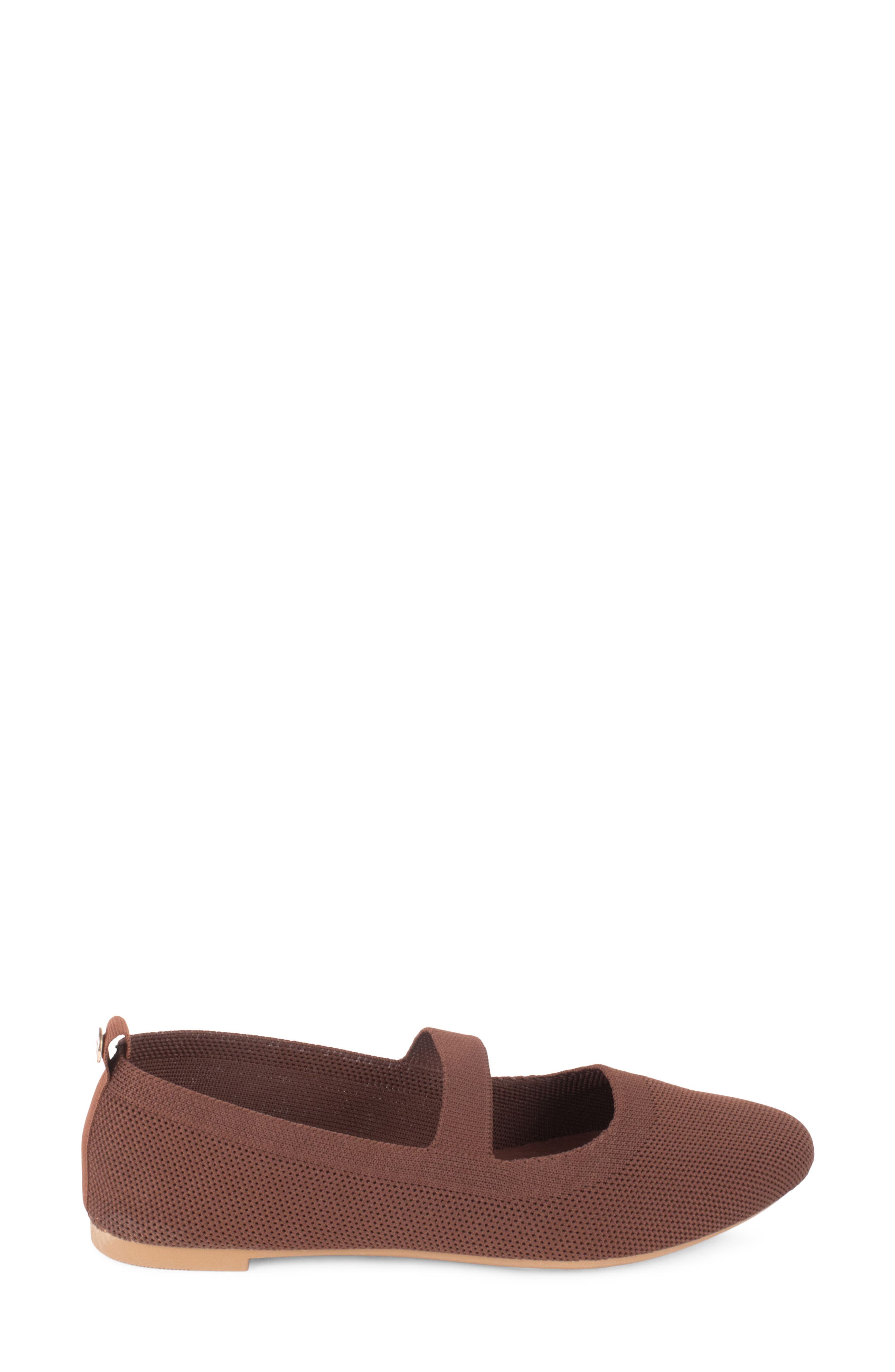 Ambrosia Knit Mary Jane Flat, Alternate, color, DARK BROWN