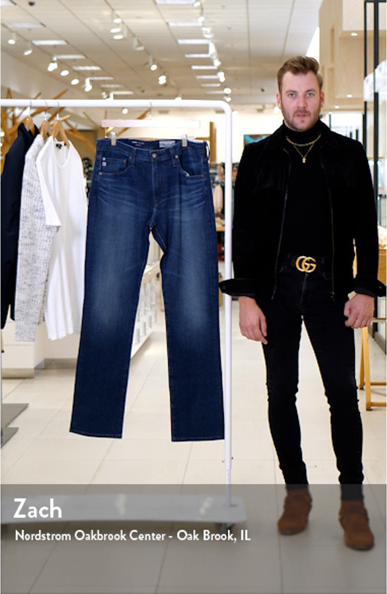 'Protégé' Straight Leg Jeans, sales video thumbnail