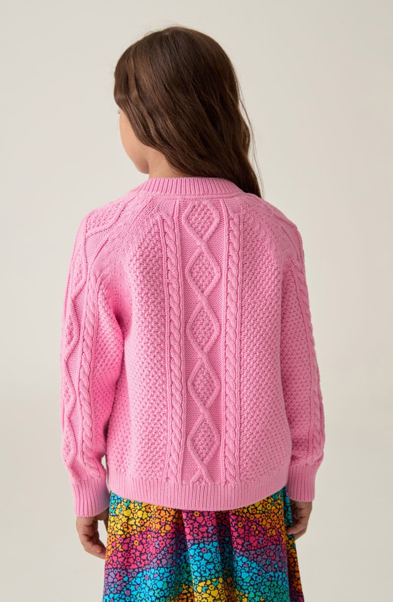 Little Bird Kids' Cable Cotton Cardigan, Alternate, color, 